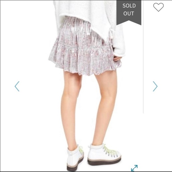 NWT Free People In A Bubble Mini Skirt - Picture 3 of 4